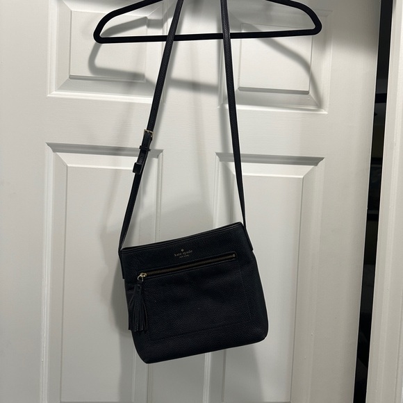 Kate Spade Purse, Black, with shoulder strap - Picture 3 of 11